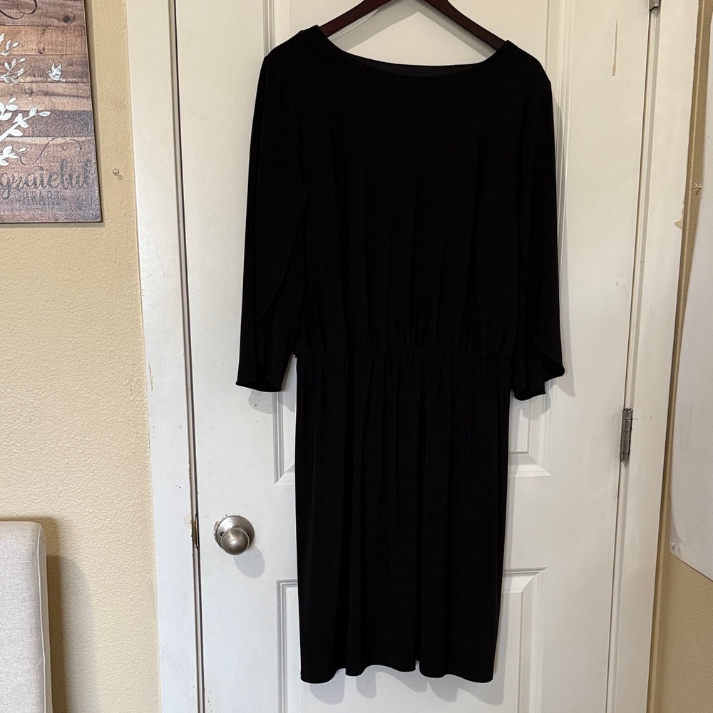 Chaus Black Long Sleeve Dress